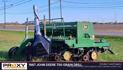 Used 1987 JOHN DEERE 750 GRAIN DRILL Grain Drills Louisiana US | Proxy Equipment #1385206