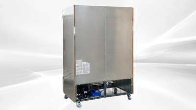 171-0185 2-Door Reach In Self Contained Stainless Steel Cooler