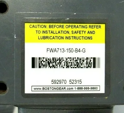 NEW BOSTON GEAR FWA713-150-B4-G SPEED REDUCER FWA713150B4G