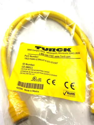 New | in-Stock Turck Splitter Cordset M12 4-Pin Misc Electrical & Power Parts Michigan US | Maverick Industrial Sales #1460794