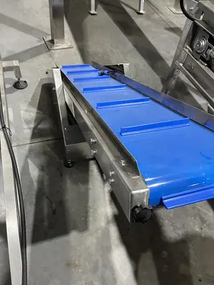 Incline Cleated Take-Away Conveyor