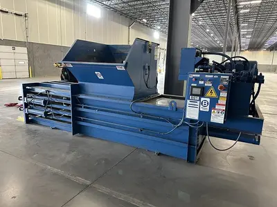 USED BALEMASTER 1772-AO WIDE MOUTH CLOSED DOOR BALER