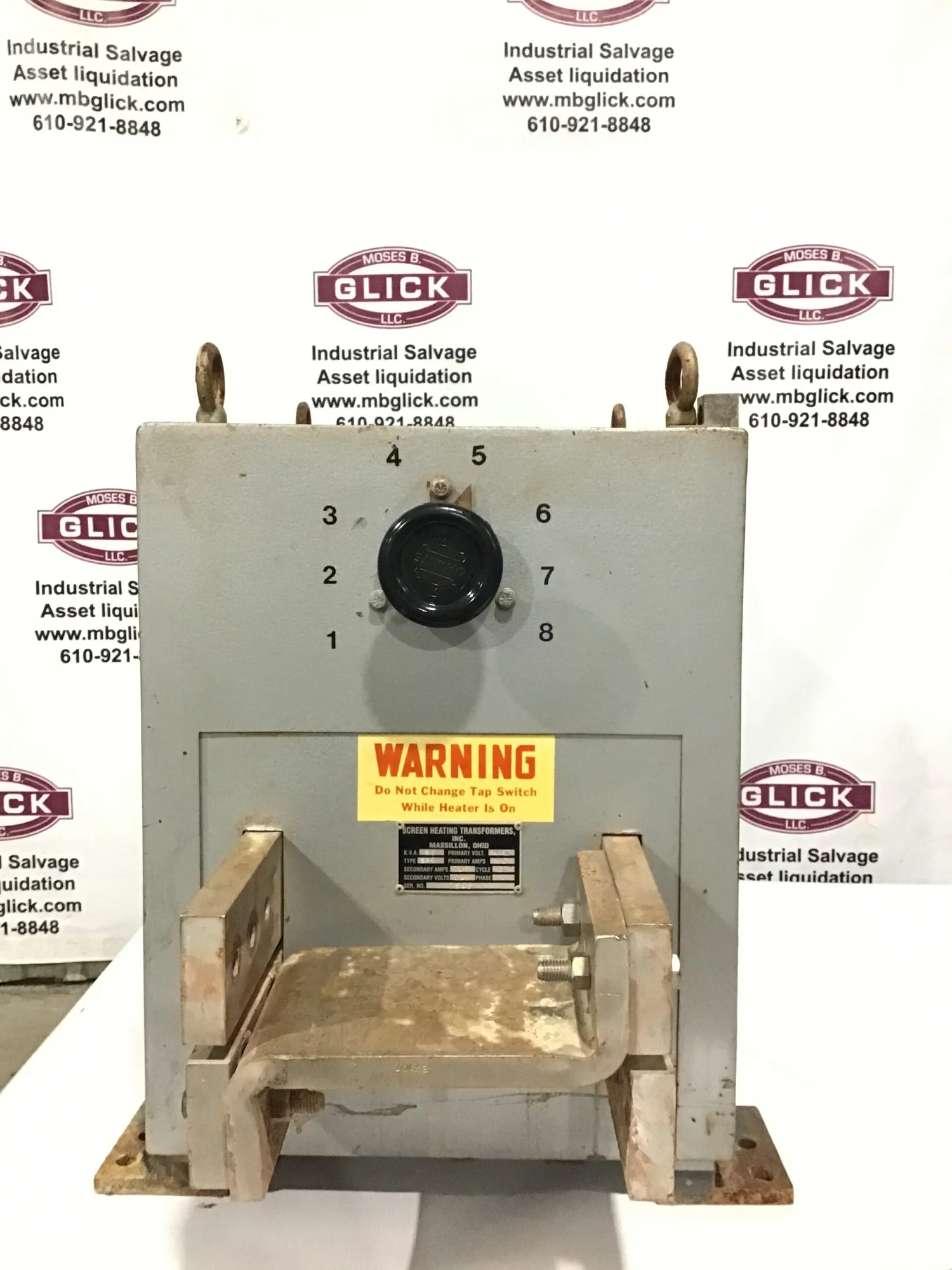 Screen Heating Transformer 7506 Dry Transformer 60 Cycle 1 Phase 20kVa 440V 45A