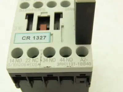 Siemens 3RH1131-1BB40 Contactor Relay & Surge Suppressor 24V Coil 600V Lot of 3