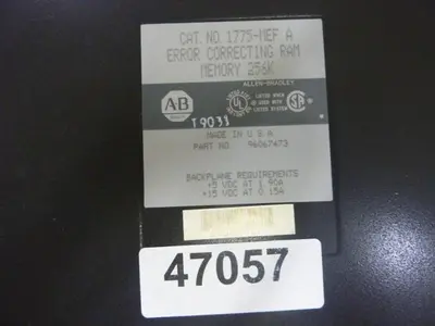 USED ALLEN BRADLEY 1775-MEF SER A