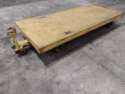 10,000 LBS X 4' X 9' HEAVY DUTY MOBILE TRANSFER / MOVING CART: STOCK #23515