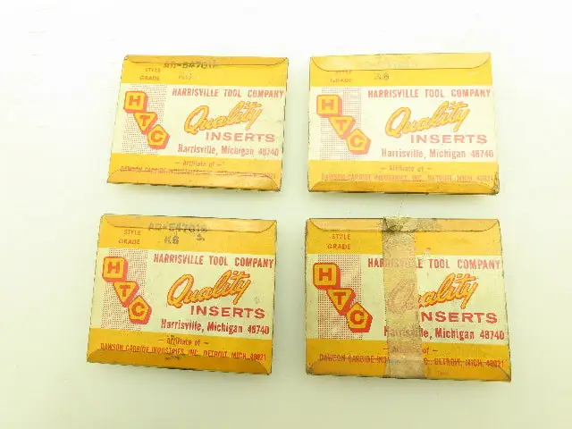 HTC Harrisville Tool Co AD-547018 Carbide Insert Grade K6   Lot of 20pcs