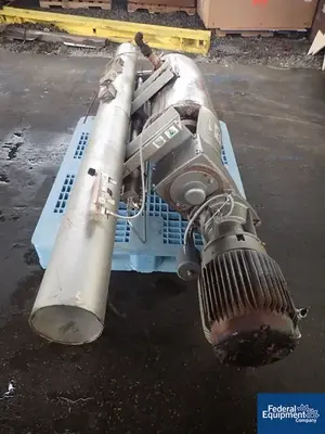 USED Votator 6" x 36" Votator Scrapped Surface Heat Exchanger, S/S