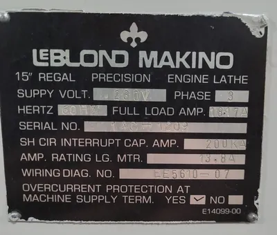 LEBLOND MAKINO Regal 14C Lathes, Engine | Machinery Central (17)