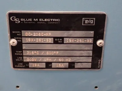 Used BLUE M DC206CMP Heat Treating Units | HGR 24 #734589