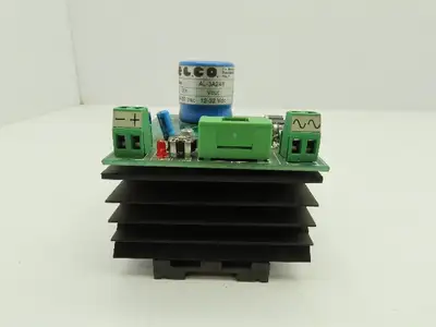 Elco AL-3A24B Linear Power Supply 24-30VAC 12-32VDC 3A Heat Sink DIN Rail