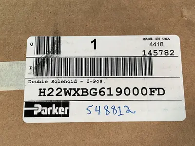 New | in-Stock PARKER H22WXBG619000FD Pumps Ohio US | HGR 24 #1305042