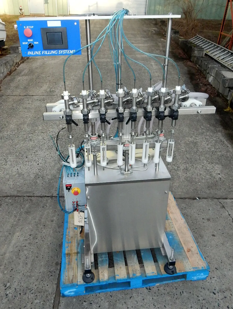USED INLINE FILLING SYSTEMS 8 STATION