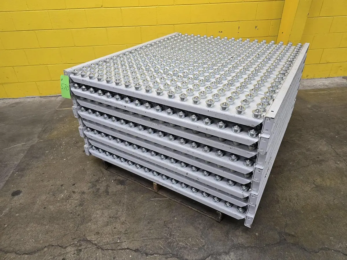 Used HYTROL ROLLER BALL TRANSFER  CONVEYOR Roller Conveyors Wisconsin US | Packer City Sales #1298021
