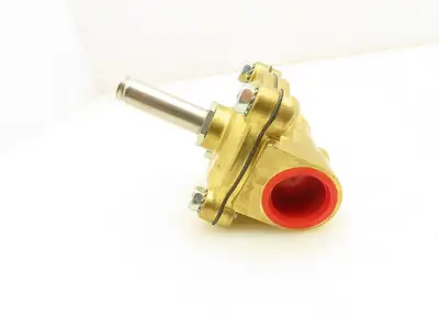 ASCO 2-Position, Normally Closed 1" Solenoid Valve Female 0.625"dia 2" Shaft
