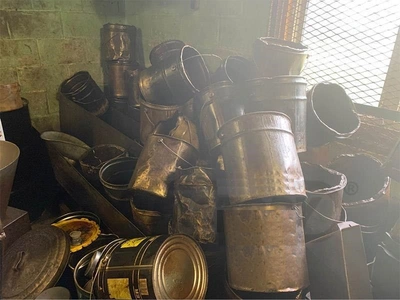 Barrett 401-E spindle post chip spinner oil extractor.