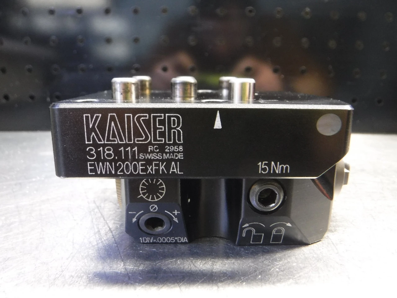 Kaiser 318 Aluminum Finish Boring Head 10.318.111 (LOC2713B)