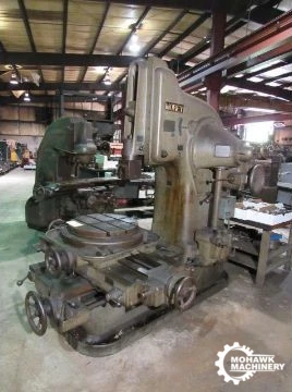 12" MOREY "12VS" VERTICAL SHAPER SLOTTER w/24” ROTARY TABLE - CLAPPER BOX - 5-DEGREE TILTING RAM