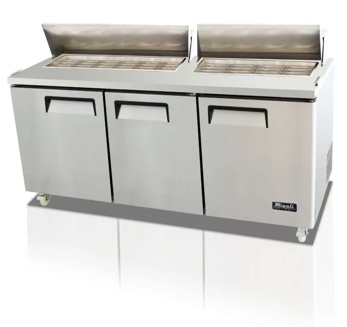 Migali C-SP72-30BT-HC 72″ – 30 Pans, Big Top Sandwich Prep Table