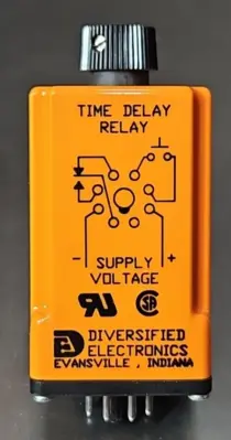 Diversified Electronics TUE-120-AKA-010 TIME DELAY RELAY. Loc3E-19