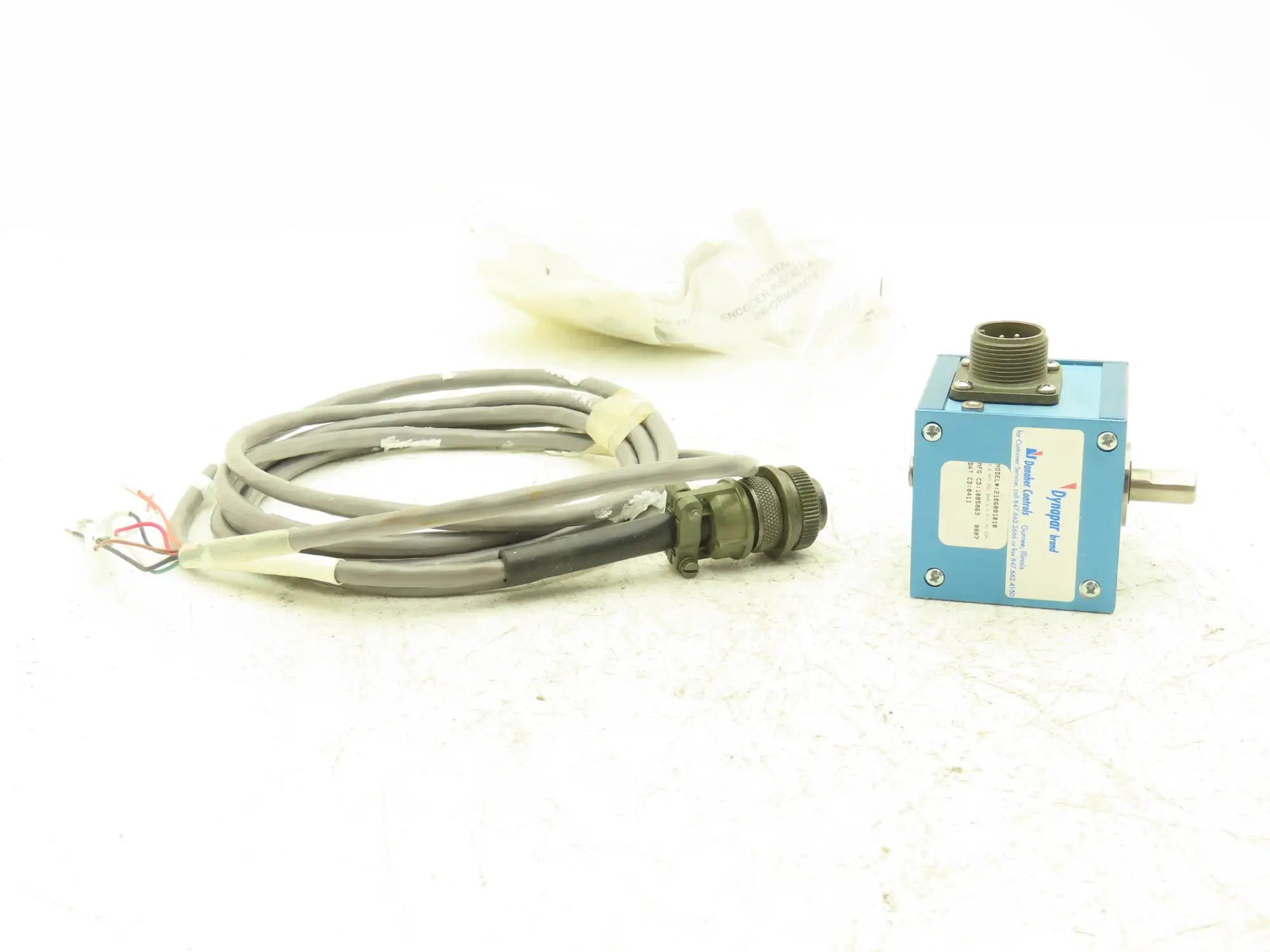 Dynapar Controls 2106001010 Danaher Servo Motor Encoder 3/8" Shaft 5-26V