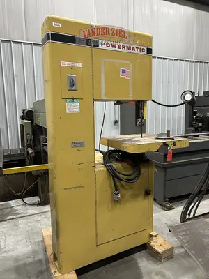Used POWERMATIC 81 Vertical Band Saws Michigan US | Vander Ziel Machinery Sales #480517