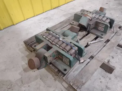(2) 75 TON HILLMAN MODEL #75-OT ROLLER TYPE MACHINERY MOVING SKATES: STOCK #22986