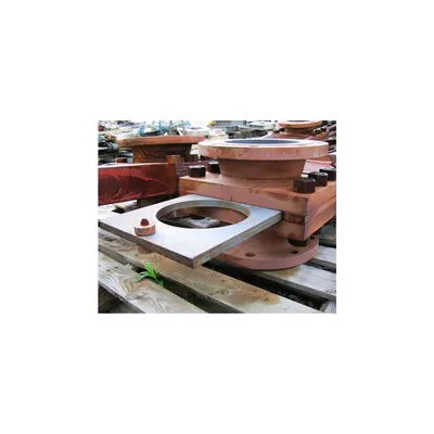 USED 8" CARBON STEEL KNIFE GATE VALVE