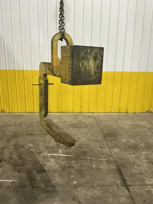10 TON X 36" CALDWELL MODEL #82-10-36 COIL LIFT C HOOK : YOBRO #25229