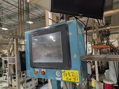 (2) Visual Inspection Tables W/ (2) Touchscreen Modules & (2) Acer Monitors