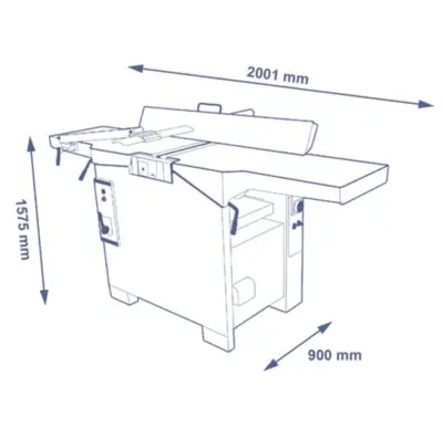 SCM minimax fs 41e 16″ Jointer Planer (1-phase)