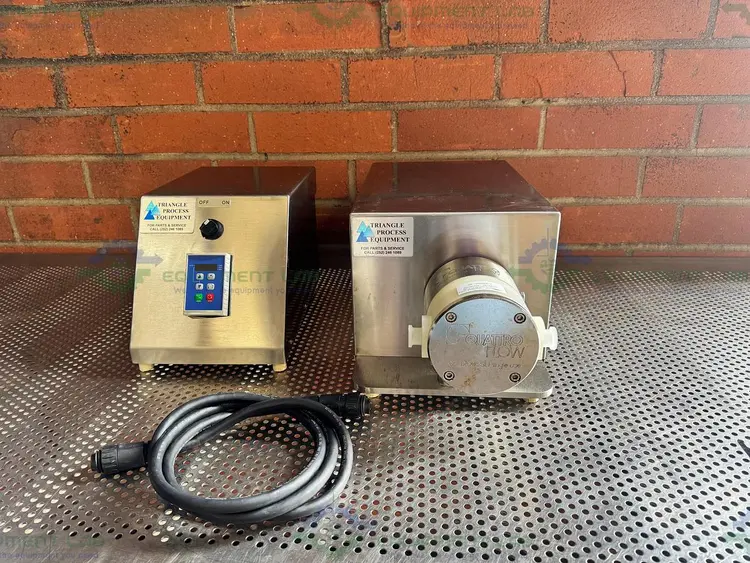 Used TRIANGLE PROCESS QUATTROFLOW Q1200SU QUATERNARY DIAPHRAGM PUMP W/ 1/2 HP MOTOR Pumps California US | Equipment Lab #1399168