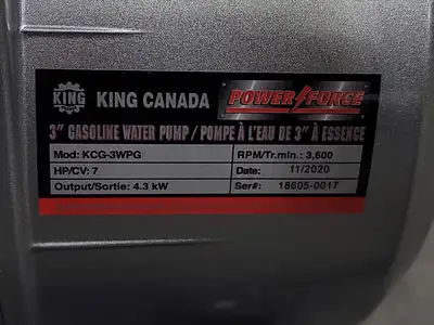 NEW KING CANADA KCG-3WPG