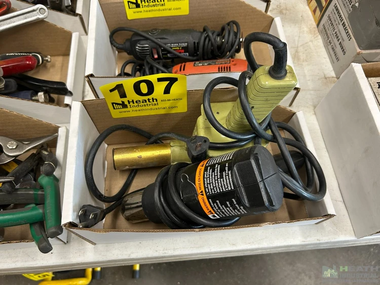 Used _UNKNOWN_ (2) HEAT GUNS Heat Guns Illinois US | Heath Industrial Auction Services #1379540