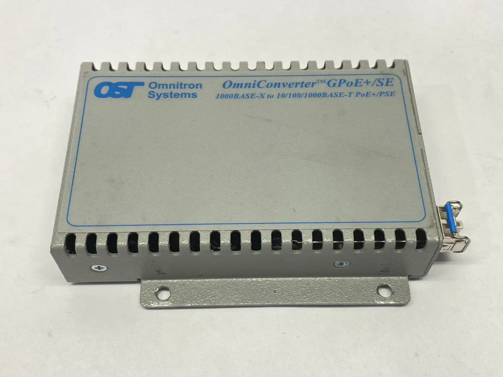 9499-0-21W | Omnitron Systems  OmniConverter GPoE+/SE FIber Converter Module - Used