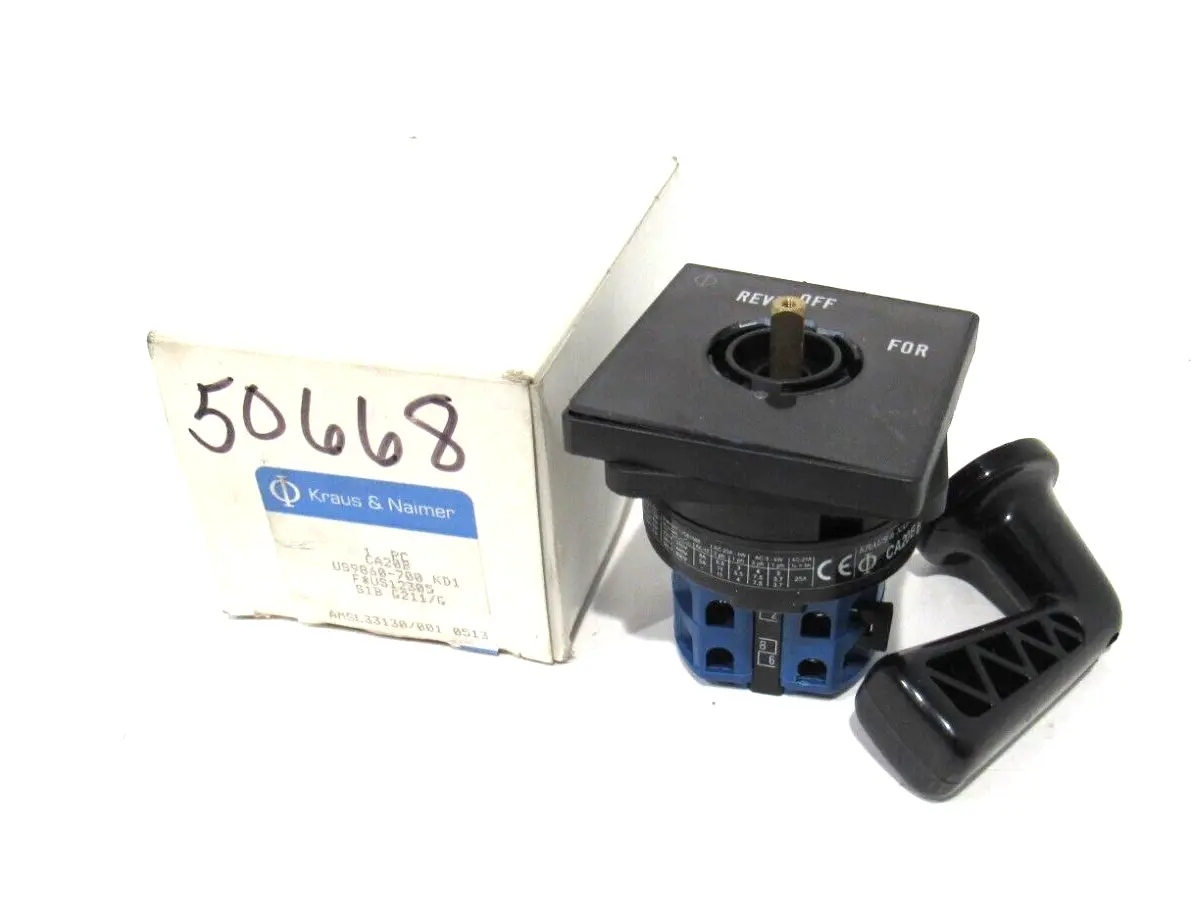 NEW KRAUS & NAIMER CA20B US9860-700 SELECTOR SWITCH