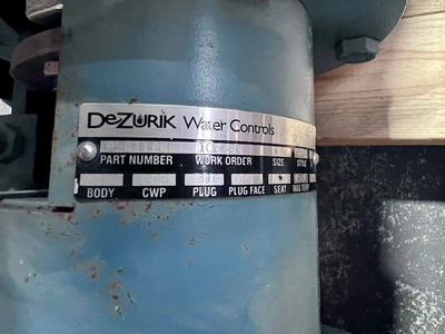 6" Dezurik PPE Basis Weight Control Valve, New Storeroom Spare