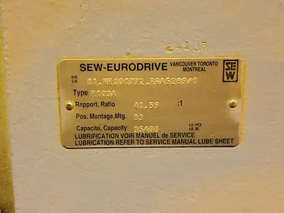 Gear Reducer 40.59:1 Ratio Type R103A