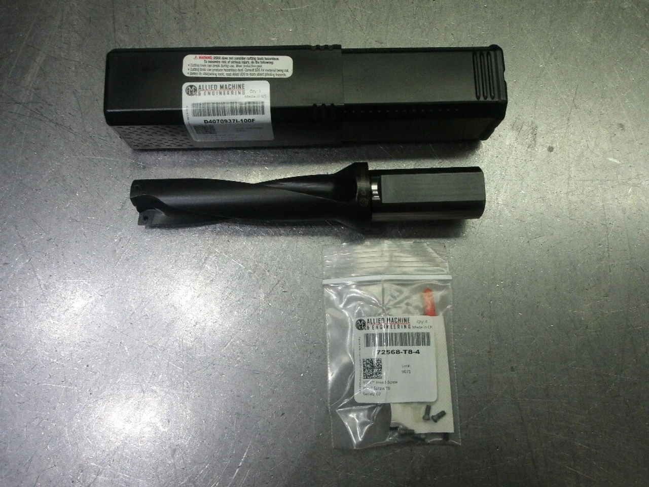 AMEC #07 4TEX 15/16" Coolant Thru Drill 1" Shank D4070937I-100F (LOC2708A)