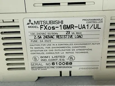 USED MITSUBISHI FXOS-16MR-UA1/UL