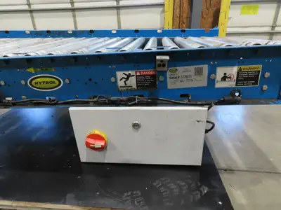 Hytrol 190E24EZ 30"x 5' Accumulation Roller Conveyor 27"BF 24V EZLogic Zones