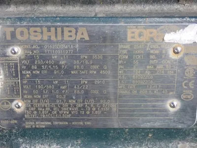 Used 2017 TOSHIBA 0152SDSR41AP Motors (misc) Ohio US | HGR 24 #1091547