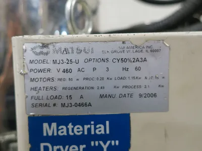 2006 MATSUI MJS-25 PLASTICS DRYER | Machinery Network (3)