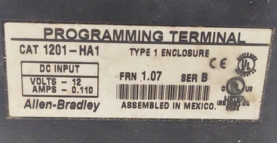 🔥 CAT 1201-HA1 Allen Bradley Operator Panel Programming Terminal
