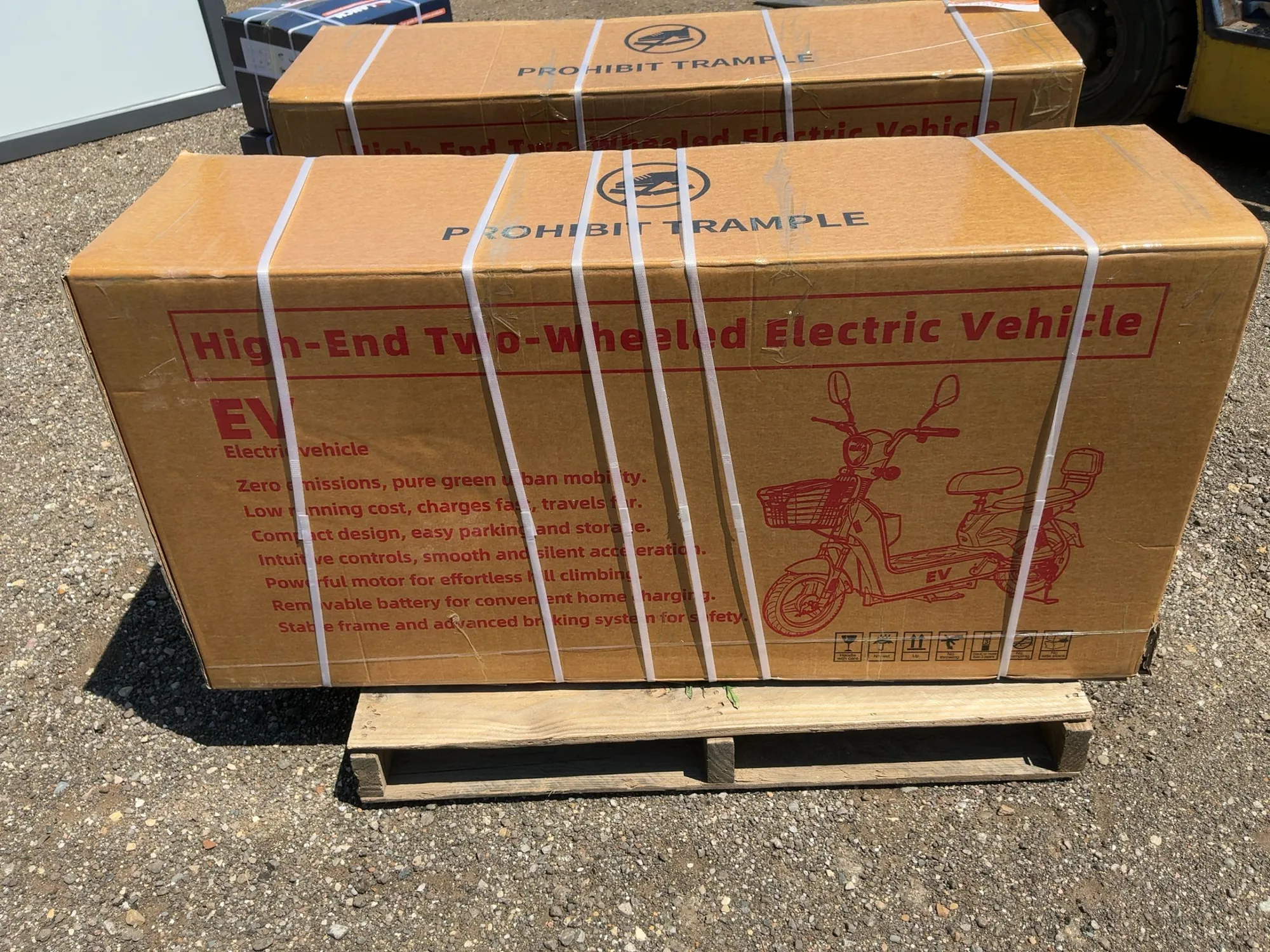 New SDLANCH EV Electric Scooter, Battery Operated, Steel Frame, Painted Plastic Shell, LED Running L...