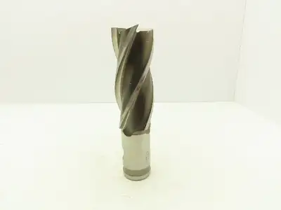 Putnam Tool PLA-563-4 4 Flute Coarse Rough Single End Mill 2.5" Dia x 6" Flute