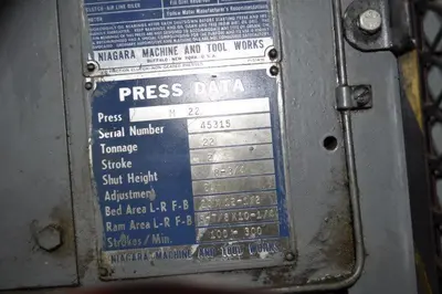 NIAGARA M-22 Press Room, OBI Flywheel | Gulf Coast Machinery (6)