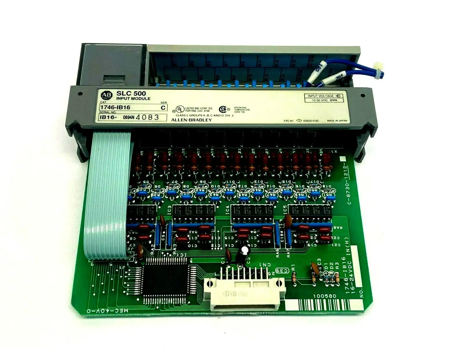 1746-IB16 | Allen Bradley  Ser C I/O Module Digital 16 Inputs 10-30VDC Sink - Used
