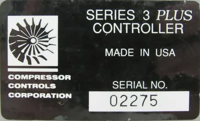 USED COMPRESSOR CONTROLS SERIES 3 PLUS CONTROLLER