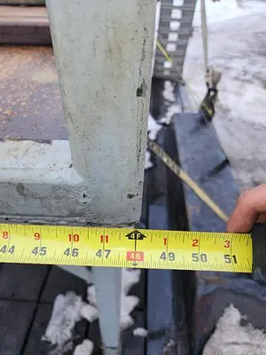 84" x 48" Fabricated Steel Welding Setup Table 36" Working Height 1/4" Top